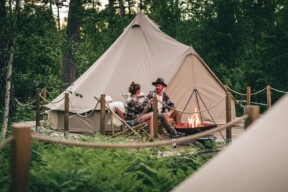 singlereis glamping zweden